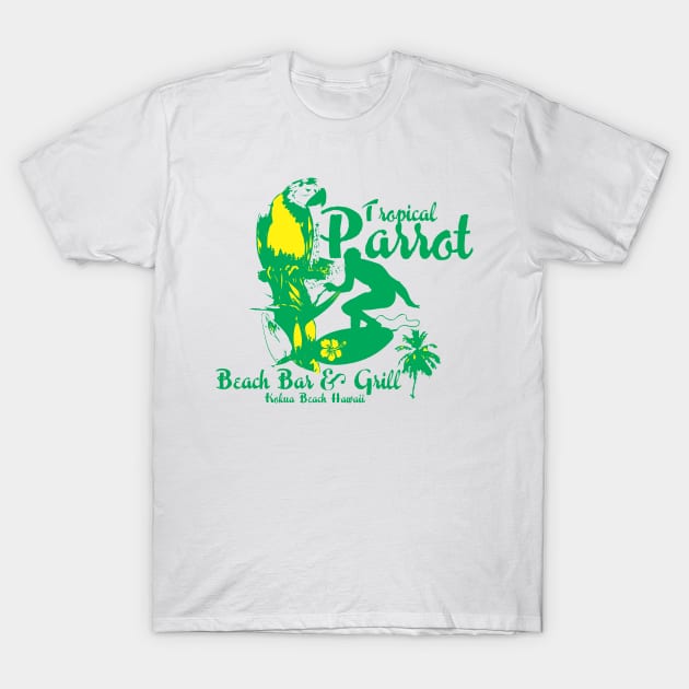 tropical parot summer T-Shirt by imdesign